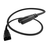 UNC Group PWCD-C7C14-10A-06F-BLK POWER CORD C7 TO C14 10AMP BLACK 6FT