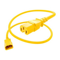 UNC Group PWCD-C14C15-15A-09F-YLW POWER CORD C14 TO C15 15AMP YELLOW 9FT