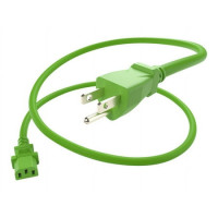 UNC Group PWCD-515PC13-10A-06F-GRN POWER CORD 5-15P TO C13 10AMP GREEN 6FT