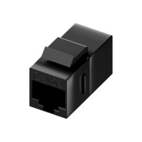 UNC Group C5E-CPLR-BLK CAT5E RJ45 KEYSTONE IN-LINE COUPLER, BLK