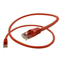 UNC Group PC5E-6IN-RED-S CORE CAT5E PATCH CABLE BOOTED RED, 6IN