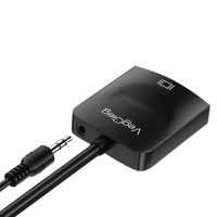 VegGieg HDMI to VGA, Gold-Plated HDMI to VGA Adapter (Male to Female) for Computer, Desktop, Laptop, PC, Monitor, Projector, HDTV, Chromebook, Raspberry Pi, Roku, Xbox and More - Black