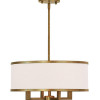 Livex 51008-71 Serafina 8 Light Chandelier in Hand Applied Venetian Golden Bronze