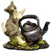 Barjan Tm Country Kittens Tea Pot Playful Cat Figurines