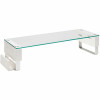 EATON TRIPP LITE SERIES MASTER-POWE MR248USBG MONITOR RISER GLASS TOP 3 USB-A HEIGHT ADJUSTABLE QUICK CHARGE PORT