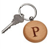 Creative Gifts 1.75 in. Round Wood Key Chain