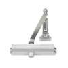 Norton Adjustable Hold Open Medium Duty Surface Mounted Door Closer with Sex Nuts Aluminum