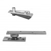 Rixson Center Hung Pivot Set with 340 Top Pivot Satin Chrome