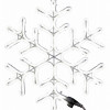 Star Bright 18 in. 120V Holiday Wonderland Pure White Neon Flex Snowflake