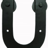 Acorn 5 ft. Smooth Horseshoe Carrier No Track Black