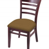 Holland Bar Stool 18 in. 3140 Series Chair Dark Cherry Finish with Canter Saddle Seat