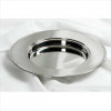 B & H Publishing Group Commun Silvertone Bread Plate Non Stacking Stainless