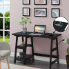 Convenience Concepts 47 x 20.25 x 29.25 in. Designs2Go Trestle Desk with Charging Station
