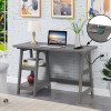 Convenience Concepts 47 x 20.25 x 29.25 in. Designs2Go Trestle Desk with Charging Station