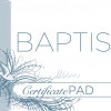 B & H Publishing 8 x 6 in. Baptism Pad Certificate - Pack of 25