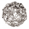 Elegance Sparkle Ornament Crystal Beaded Ball 2.5 in.