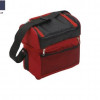 Hot and Cold 2 Compartment Cooler Bag - Case of 25 - Blue - Black