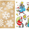 12550 Christmas Glitter Cling