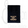 Towel Man of God with Gold Lettering - Black