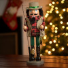 SantasWorkshop 4.5 in. Bass Fisherman Nutcracker