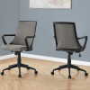 Monarch Fabric & Multi Position Office Chair, Black & Dark Grey