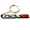 Krator Suzuki GSXR 600 750 1000 Keychain Key Ring Fob Logo Decal Motorcycle Gray with Red