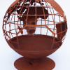 Earth Fire Sphere, Rust Finish - Extra Large