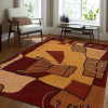 Glitzy Rugs 8 x 11 ft. Hand Tufted Wool Contemporary Rectangle Area Rug Multi Color