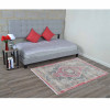 Glitzy Rugs 10 x 13 ft. Machine Woven Crossweave Polyester Oriental Rectangle Area Rug, Black & Red