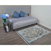 Glitzy Rugs 9 x 12 ft. Machine Woven Crossweave Polyester Oriental Rectangle Area Rug, Black & Yellow