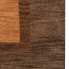 Glitzy Rugs 5 x 8 ft. Hand Knotted Wool Floral Rectangle Area Rug, Gold & Brown