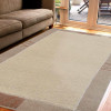 Glitzy Rugs 6 ft. 7 in. x 9 ft. 10 in. Hand Knotted Tibbati Wool Contemporary Rectangle Area Rug Beige