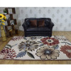 Glitzy Rugs 6 x 9 ft. Hand Tufted Wool Floral Rectangle Area Rug Cream