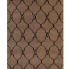 Glitzy Rugs 5 x 8 ft. Hand Knotted Wool Geometric Rectangle Area Rug, Beige & Brown