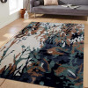 Glitzy Rugs 5 x 8 ft. Hand Knotted Silk Abstract Rectangle Area Rug Multi Color