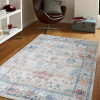 Glitzy Rugs 9 x 12 ft. Machine Woven Crossweave Polyester Oriental Rectangle Area Rug Multi Color