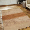 Glitzy Rugs 6 x 9 ft. Hand Knotted Gabbeh Wool Contemporary Rectangle Area Rug Beige