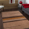 Glitzy Rugs 6 x 9 ft. Hand Knotted Gabbeh Silk Contemporary Rectangle Area Rug Beige