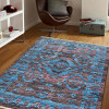 Glitzy Rugs 5 ft. x 7 ft. 10 in. Machine Woven Crossweave Polyester Oriental Rectangle Area Rug Brown