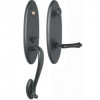 Rockwell Mondrian Handle Set with Bourne Lever Oil Rubbed Bronze