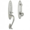 Rockwell Mondrian Handle Set with Helmsley Knob Brass