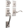 Rockwell Savoy Handle Set with Chelsea Lever Brushed Nickel
