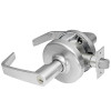 Corbin Russwin Zinc Newport Lever & D Rose Single Cylinder Classroom Grade 2 Standard Duty Lever Lock L4 Keyway, Satin Chrome