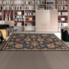 Glitzy Rugs 9 x 12 ft. Hand Tufted Wool Area Rug - Charcoal Oriental