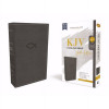 Nelson Bibles KJV Thinline Bible - Youth Edition - Comfort Print, Gray Leathersoft