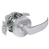 Sargent Passage Cylindrical Lock Grade 1 with P Lever, L Rose & ASA Strike, Satin Chrome