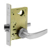 Sargent Storeroom Closet Mortise Trim Only with B Lever & LN Rose, Satin Chrome
