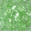 Recycled Chunky Glass, Crystal Green - Small - 0.25-0.5 in. - 1 lbs