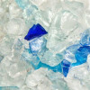 Recycled Chunky Glass, Caribbean Mix - Small - 0.25-0.5 in. - 3 lbs