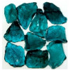 Recycled Chunky Glass, Teal - Medium - 0.5-1 in. - 25 lbs